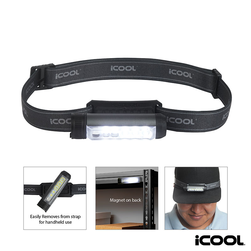 Picture of iCOOL Templeton Rechargeable LED Headlamp