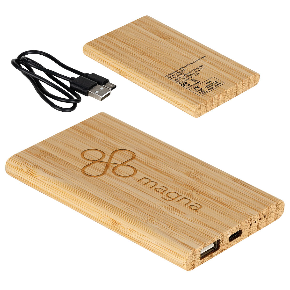 Picture of Bamboo 5000mAh Type-C Power Bank