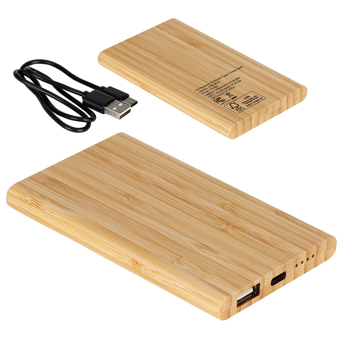 Picture of Bamboo 5000mAh Type-C Power Bank