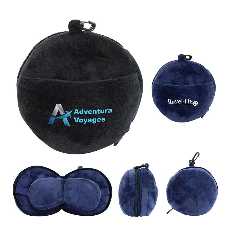 Picture of Journey Neck Pillow With Built-In Sleep Mask