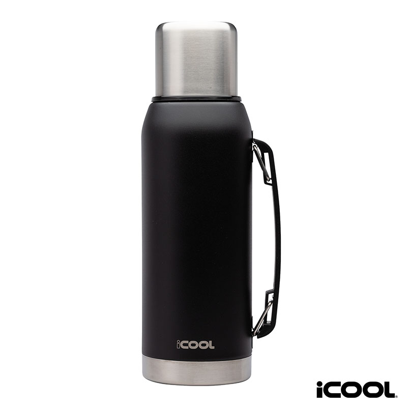 Picture of iCOOL Silverton 34 oz. Double Wall, Stainless Steel Water Bottle