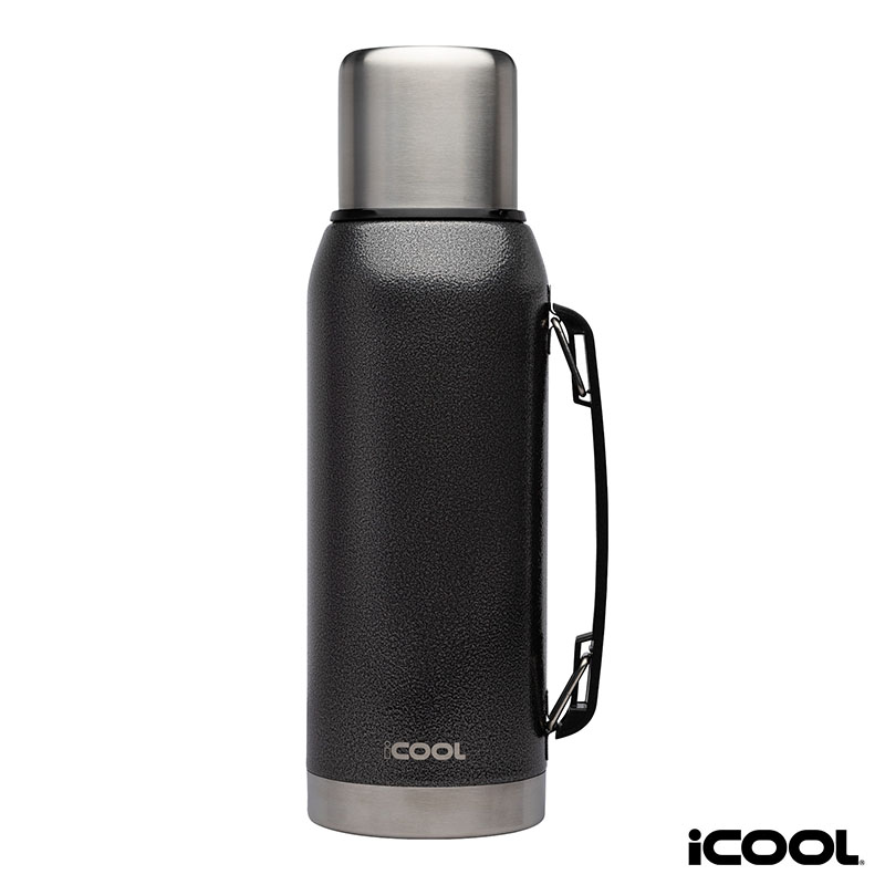 Picture of iCOOL Silverton 34 oz. Double Wall, Stainless Steel Water Bottle