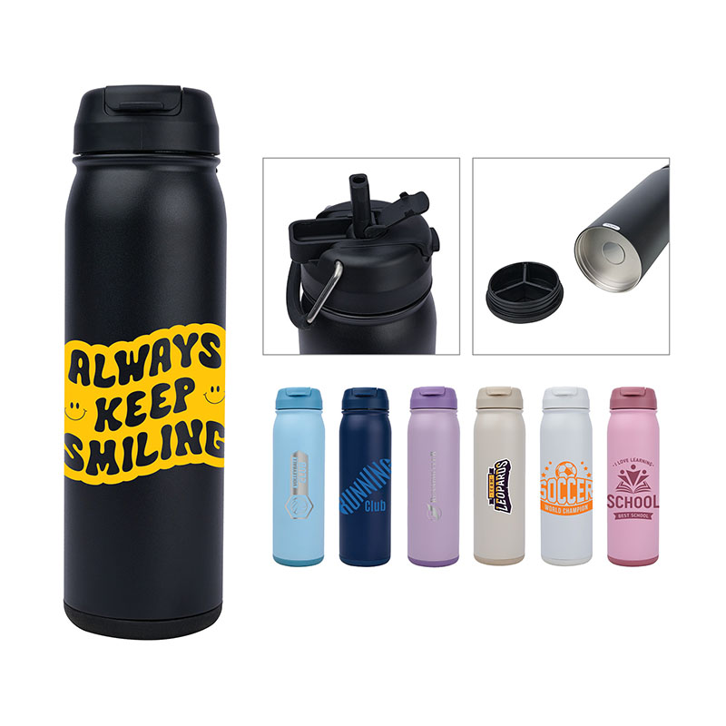 Picture of Dylan 24 oz. Double Wall, Stainless Steel Water Bottle