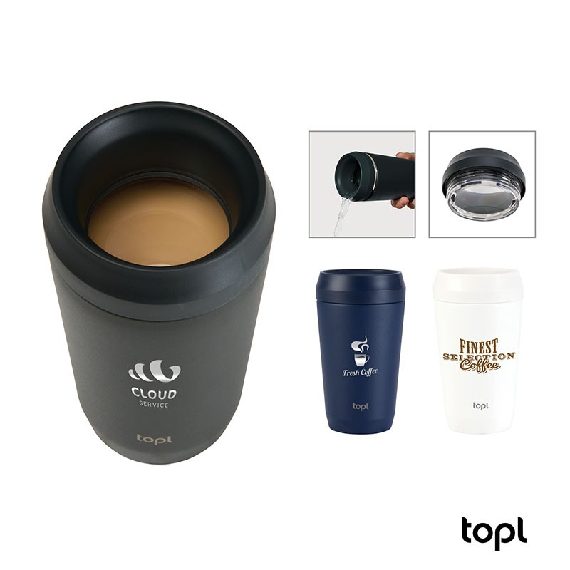 Picture of TOPL 12 oz. Double Wall, Recycled Stainless Steel 360 Tumbler