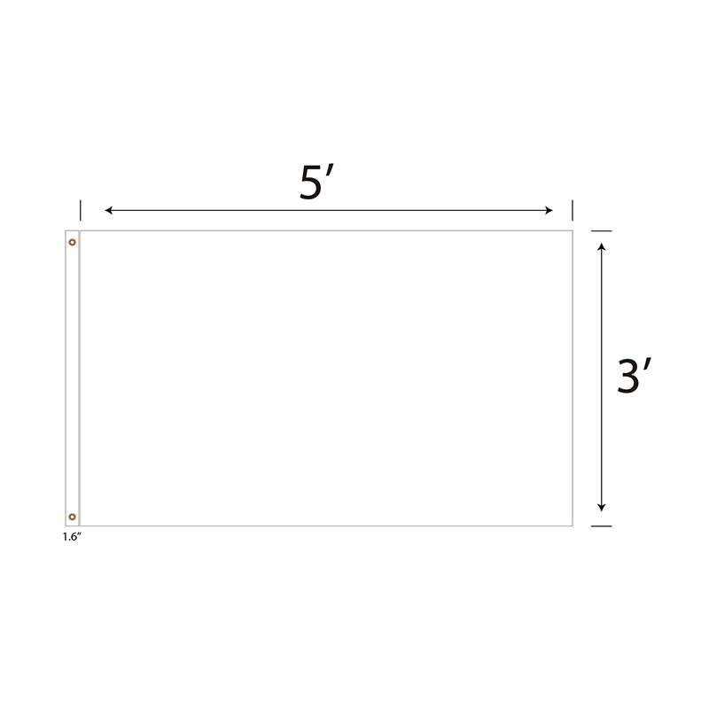 Picture of DisplaySplash 3'x5' Flag - Single Sided