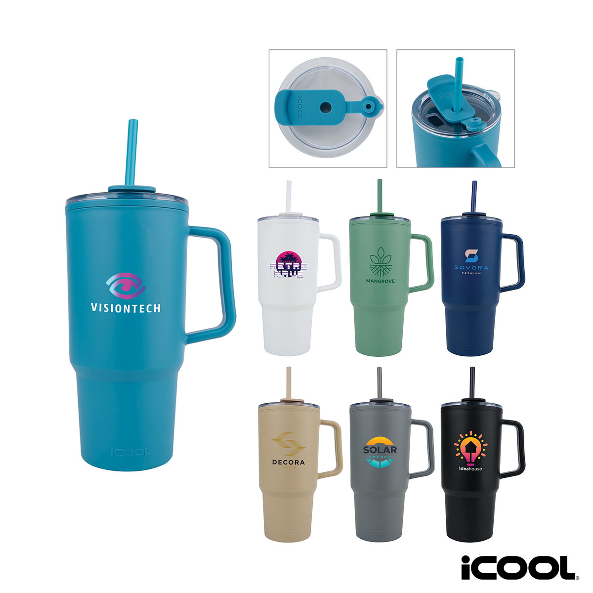 Picture of iCOOL Ouray 30 oz. Double Wall Polypropylene Travel Tumbler