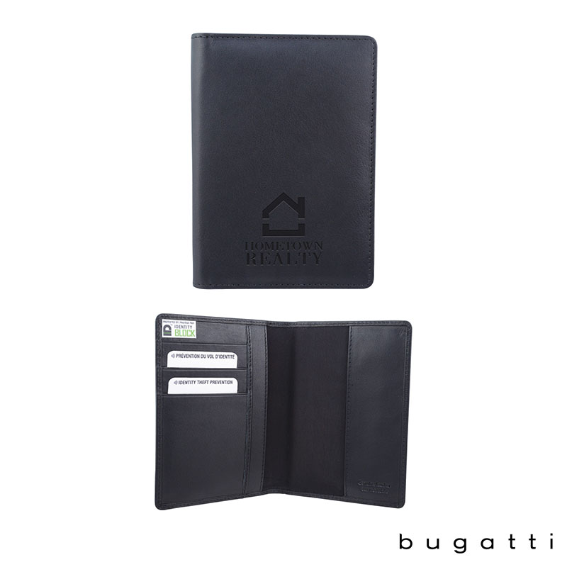 Picture of Bugatti Leather Passport Holder