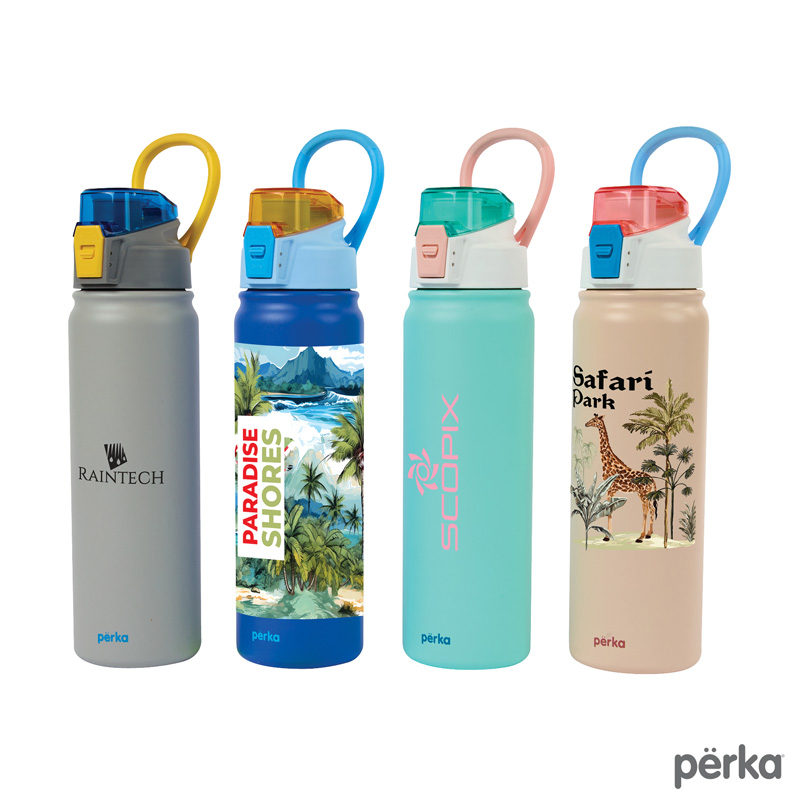 Picture of Perka Rex Fresh 24 oz. Double Wall, Recycled Stainless Steel Water Bottle
