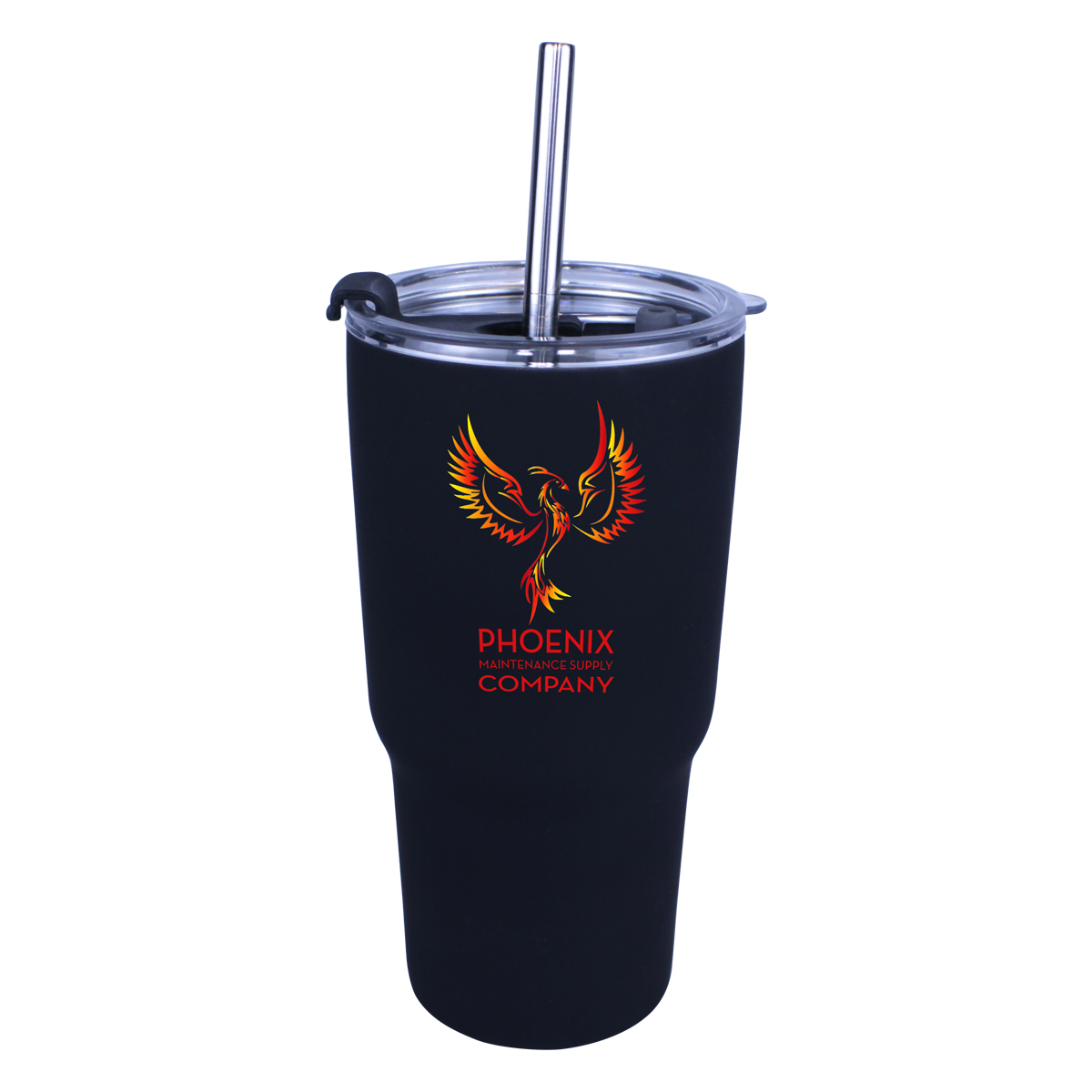 Picture of 20 Oz. Halcyon® Tumbler w/Stainless Straw & Flip Top Lid (Full Color Digital)
