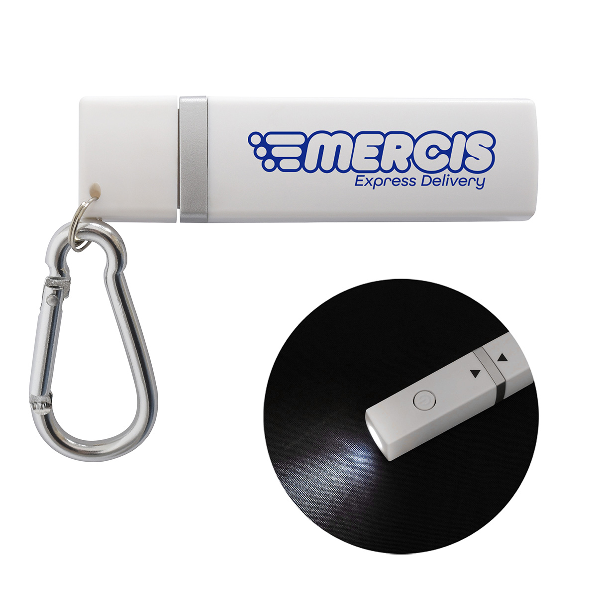 Picture of Best Buddy Tools ® Carabiner Alarm LED Key Light