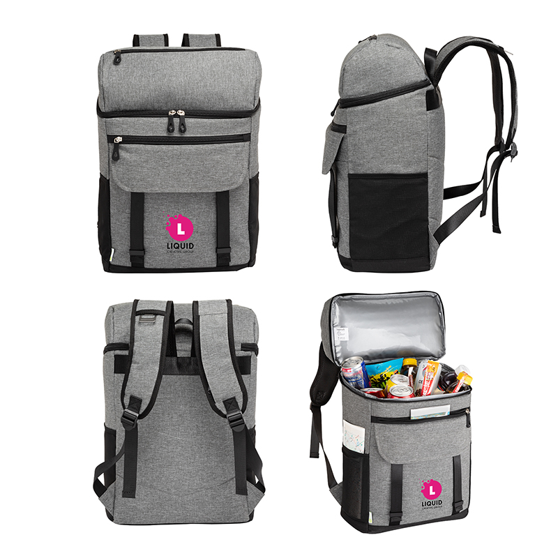 Picture of Logan RPET 18-Can Backpack Cooler