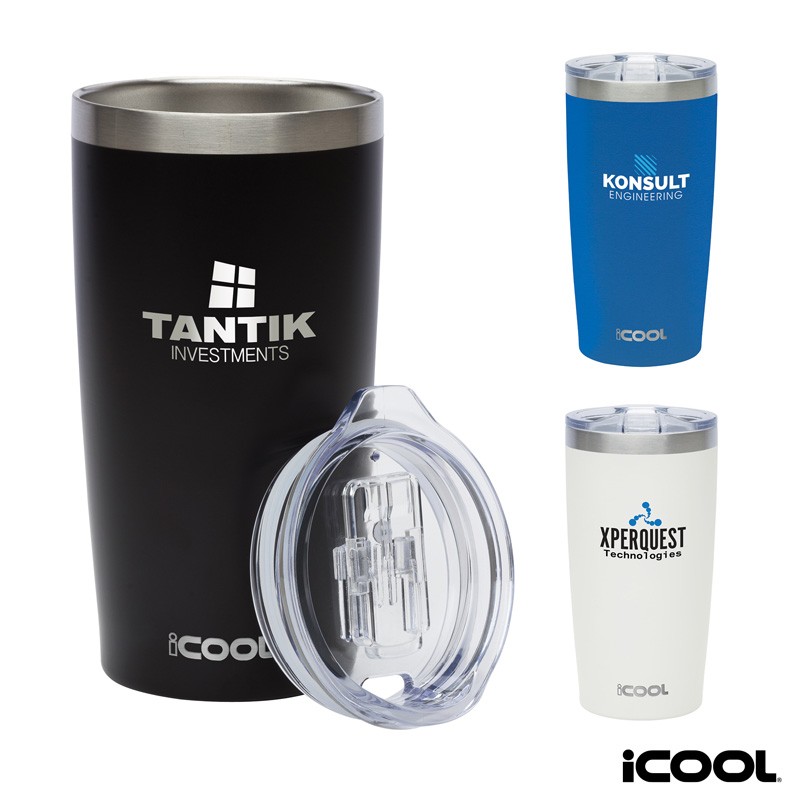 Picture of iCOOL Lewiston 20 oz. Double Wall Stainless Steel Tumbler