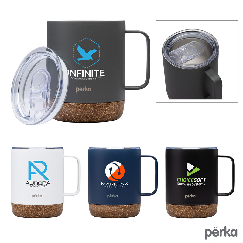 Picture of Perka Wyatt 12 oz. Double Wall, Stainless Steel Camping Mug