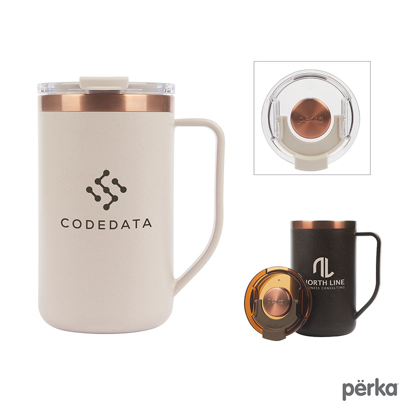 Picture of Perka Guji 15 oz. Recycled Steel and Coffee Grounds Mug