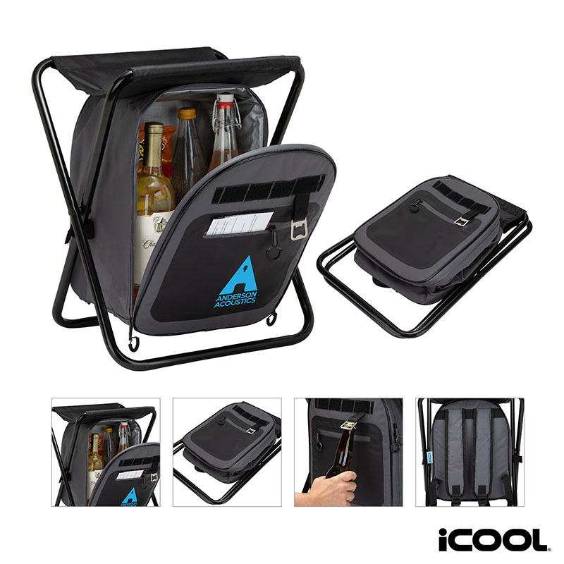Picture of iCOOL Cape Town 20-Can Capacity Backpack Cooler Chair