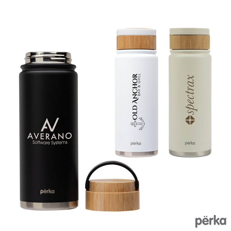 Picture of Perka Lennox 18 oz. Double Wall, Stainless Steel Bottle