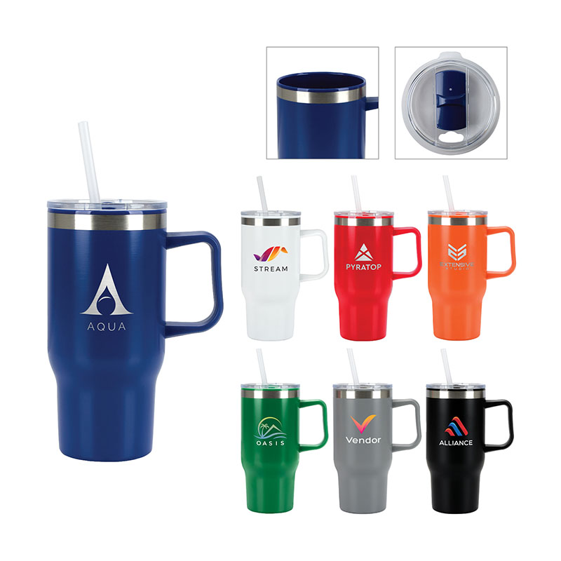 Picture of Baker 20 oz. Recycled PP Liner/Steel Outer Travel Mug