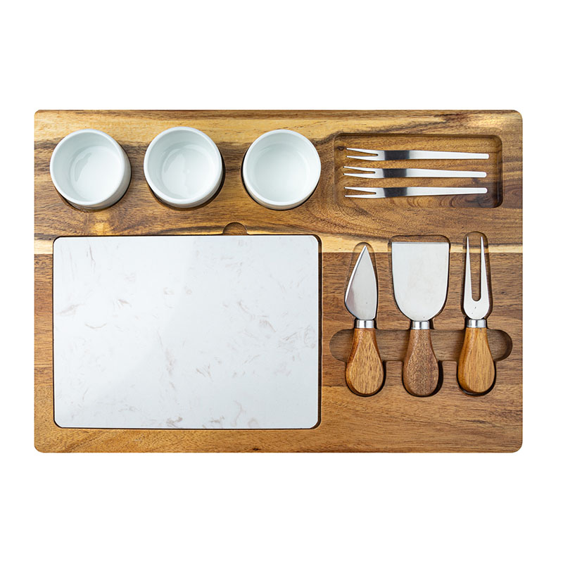 Picture of Milton 11-Piece Acacia Wood Cheese Set