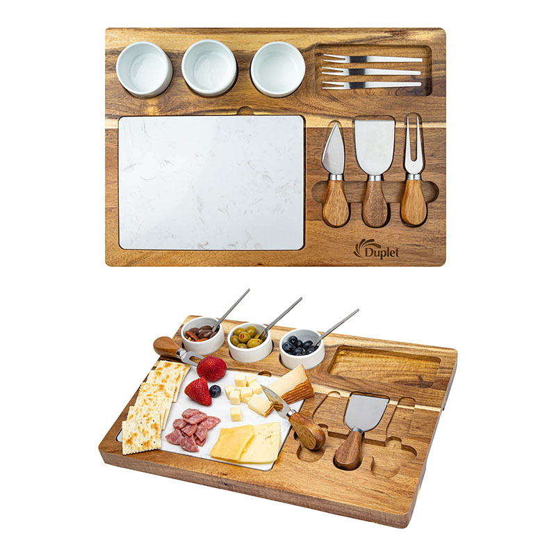 Picture of Milton 11-Piece Acacia Wood Cheese Set