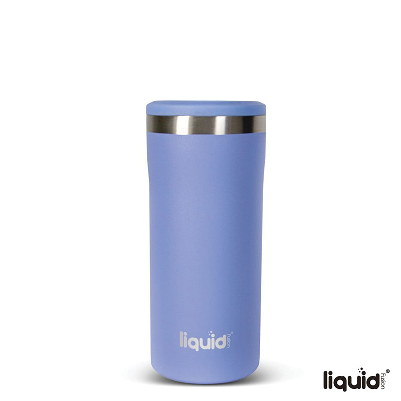 Picture of Liquid Fusion 12 oz. Double Wall, Stainless Steel Skinny Can Cooler