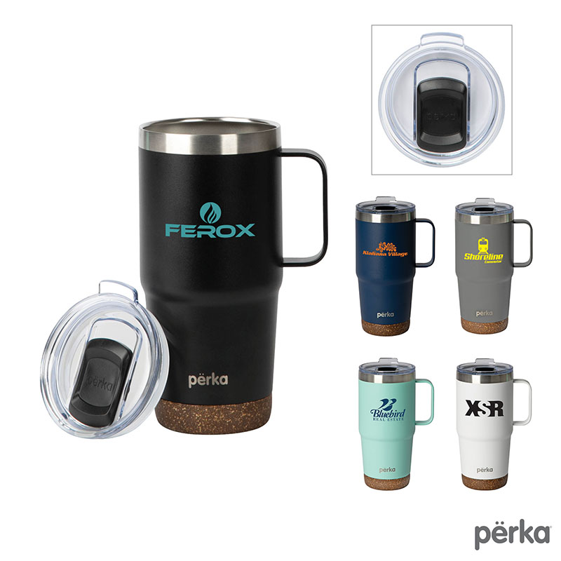 Picture of Perka Bartlett 24 oz. Double Wall, Stainless Steel Stacking Mug