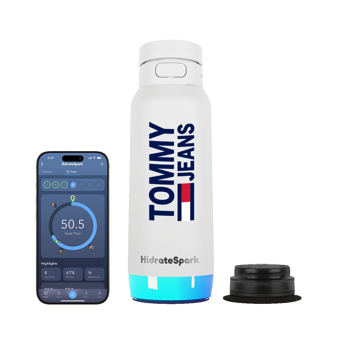 Picture of HidrateSpark® 32 oz. PRO 2 Bottle with Chug Lid, Full Color Digital