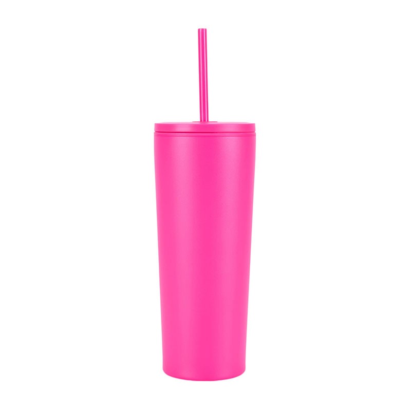 Picture of Bayard 24 oz. Double Wall Steel/PP Liner Straw Tumbler