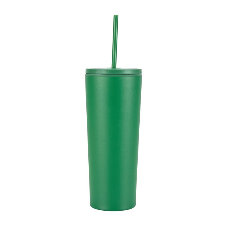 Picture of Bayard 24 oz. Double Wall Steel/PP Liner Straw Tumbler