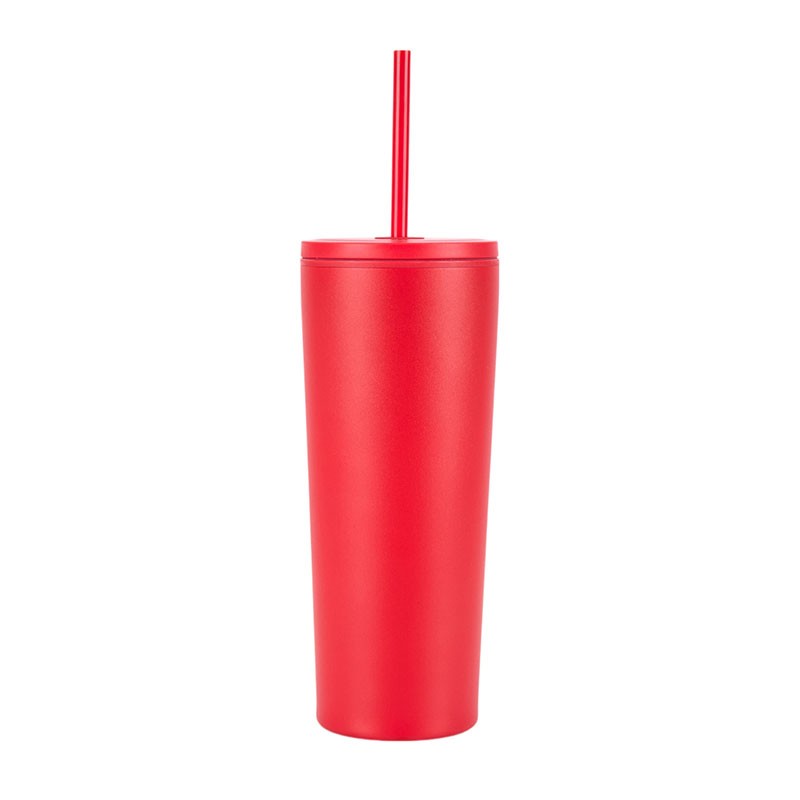Picture of Bayard 24 oz. Double Wall Steel/PP Liner Straw Tumbler