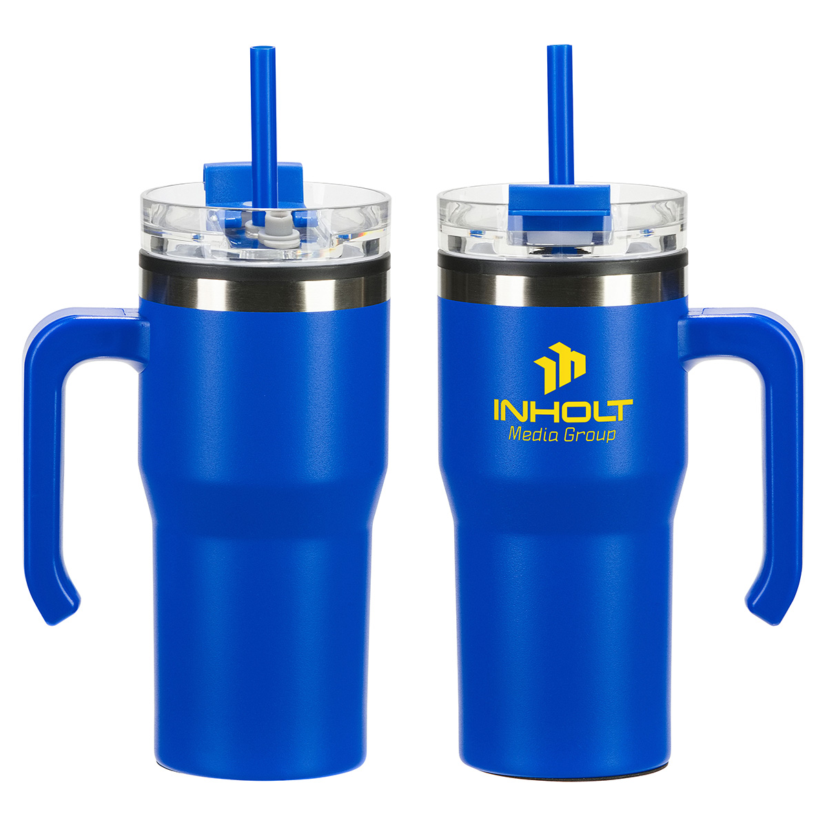 Picture of Outback 20 oz Stainless Steel/Polypropylene Mug with Lid and Straw