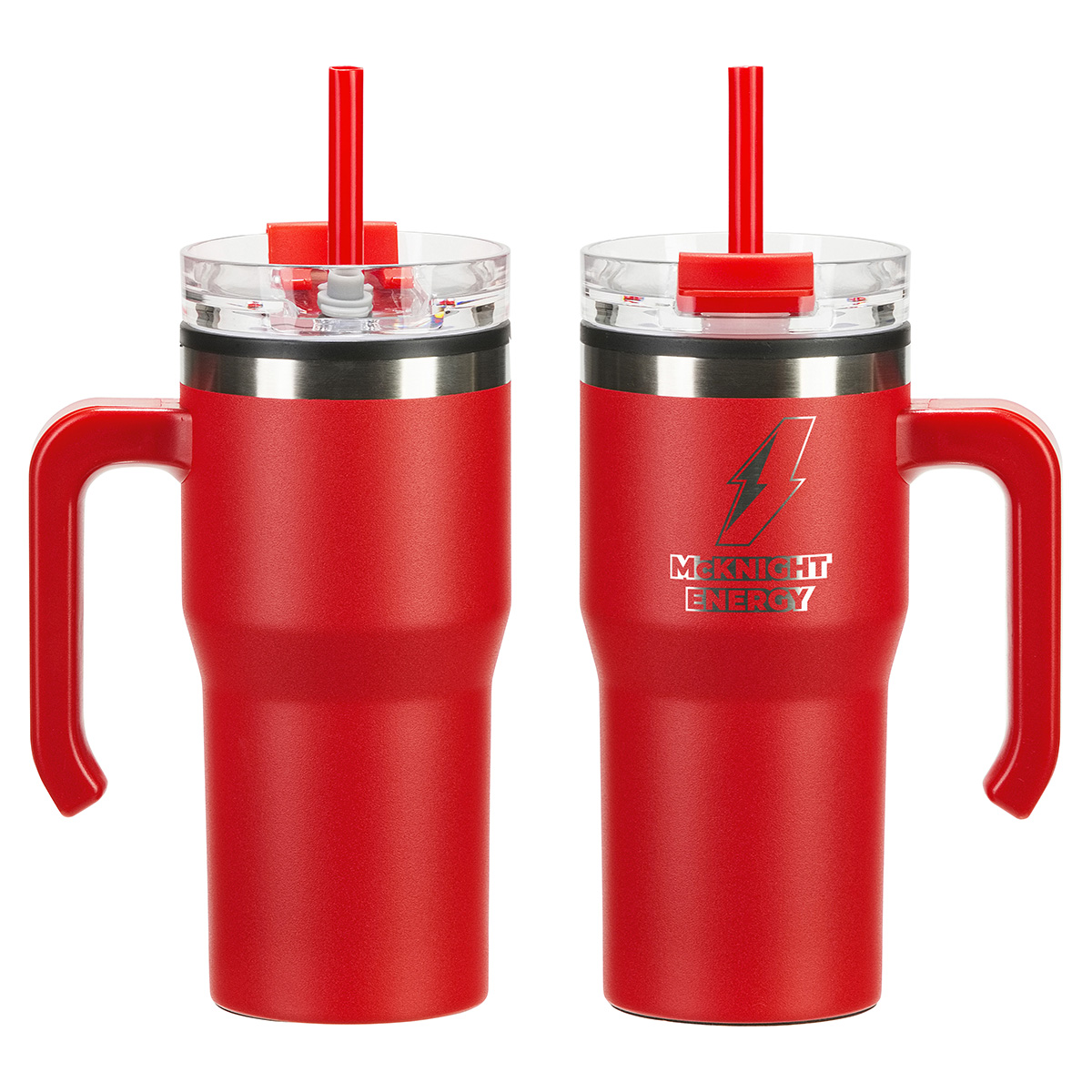 Picture of Outback 20 oz Stainless Steel/Polypropylene Mug with Lid and Straw