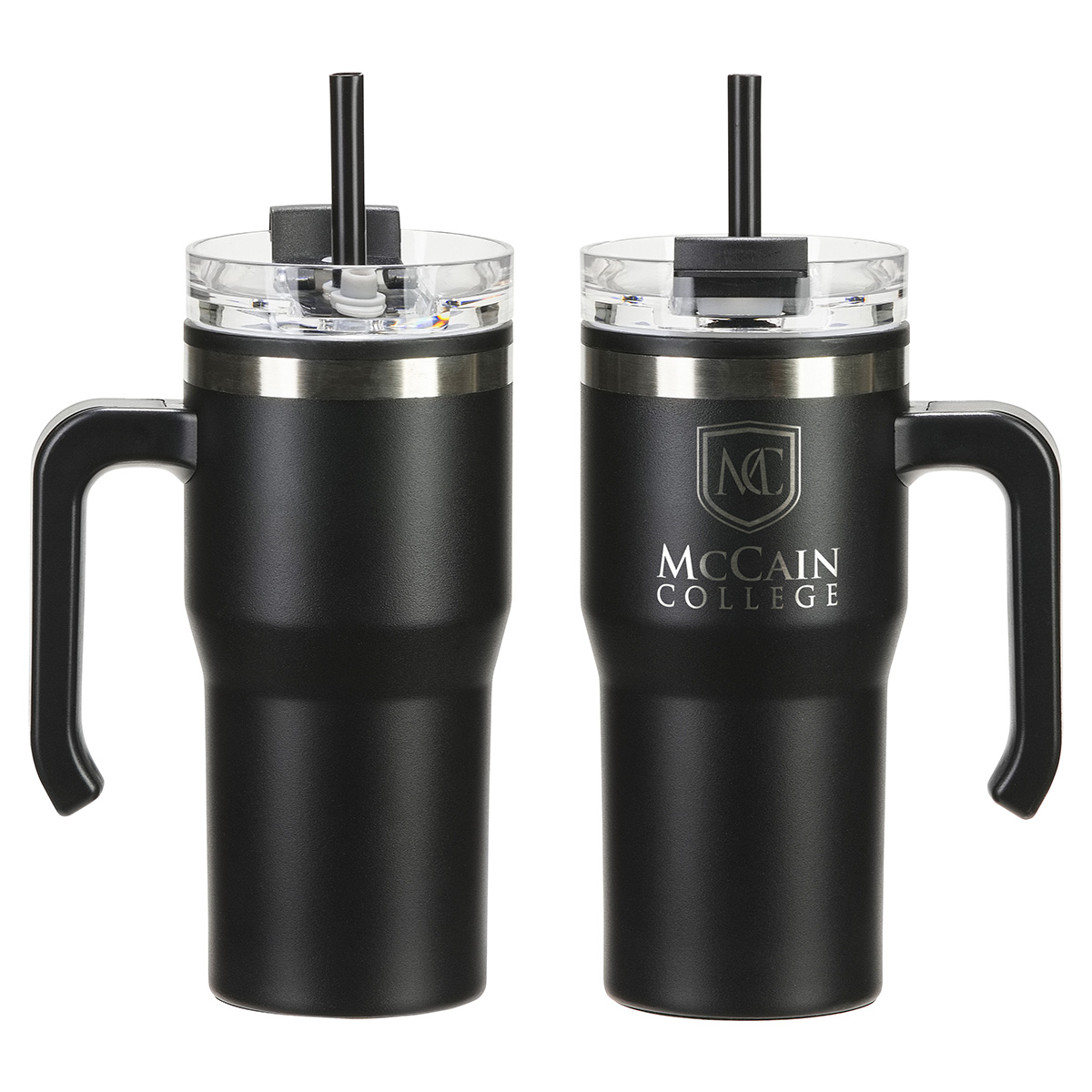 Picture of Outback 20 oz Stainless Steel/Polypropylene Mug with Lid and Straw