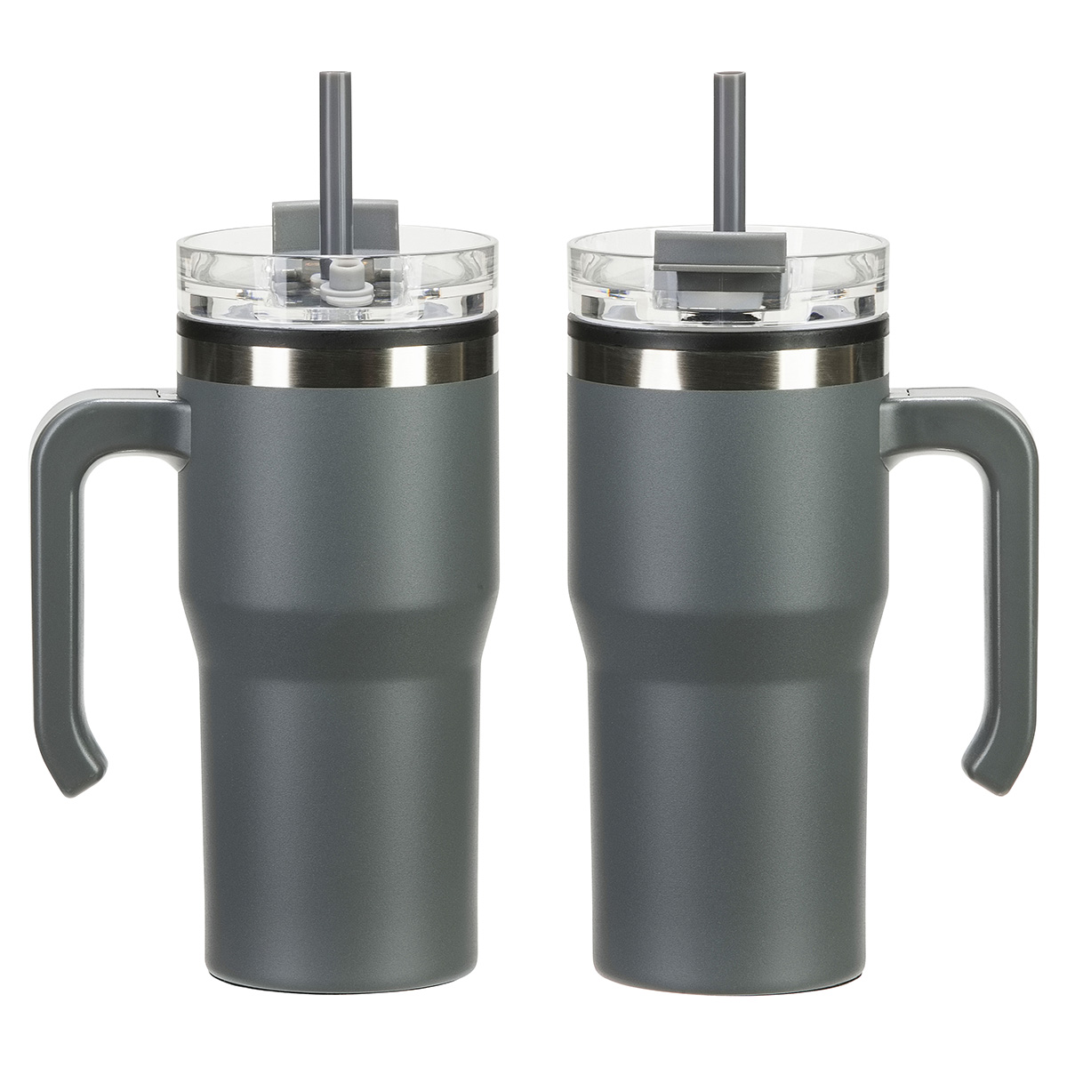 Picture of Outback 20 oz Stainless Steel/Polypropylene Mug with Lid and Straw