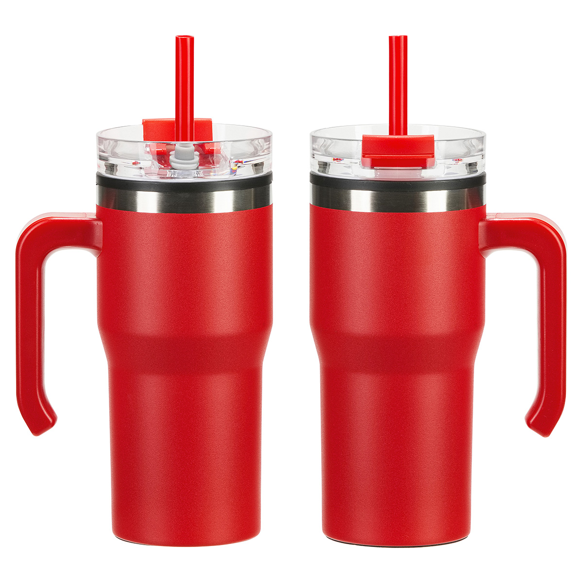 Picture of Outback 20 oz Stainless Steel/Polypropylene Mug with Lid and Straw