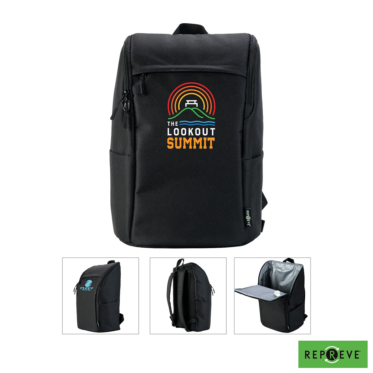 Picture of Coral Repreve RPET 20-Can Backpack Cooler