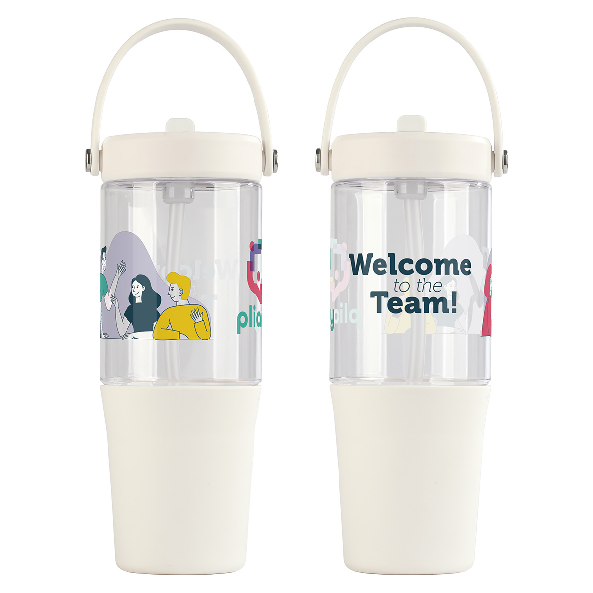 Picture of Harbor 40 oz Recycled Tumbler with Straw