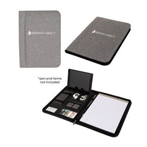 Picture of Sterling RPET Zippered Letter Size Padfolio
