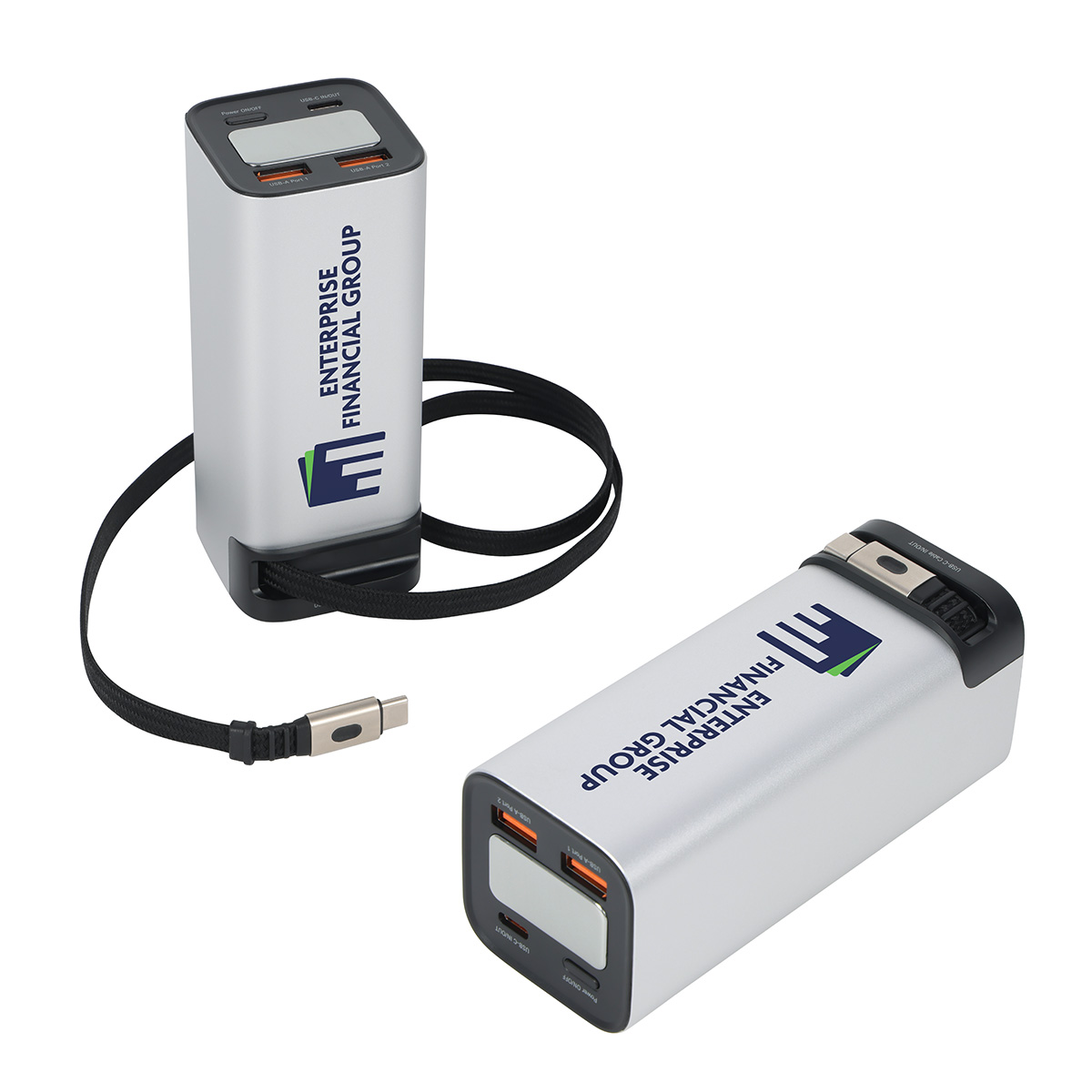 Picture of Ultimate 20000mAh 100W PD Power Bank with Retractable Charging Cable