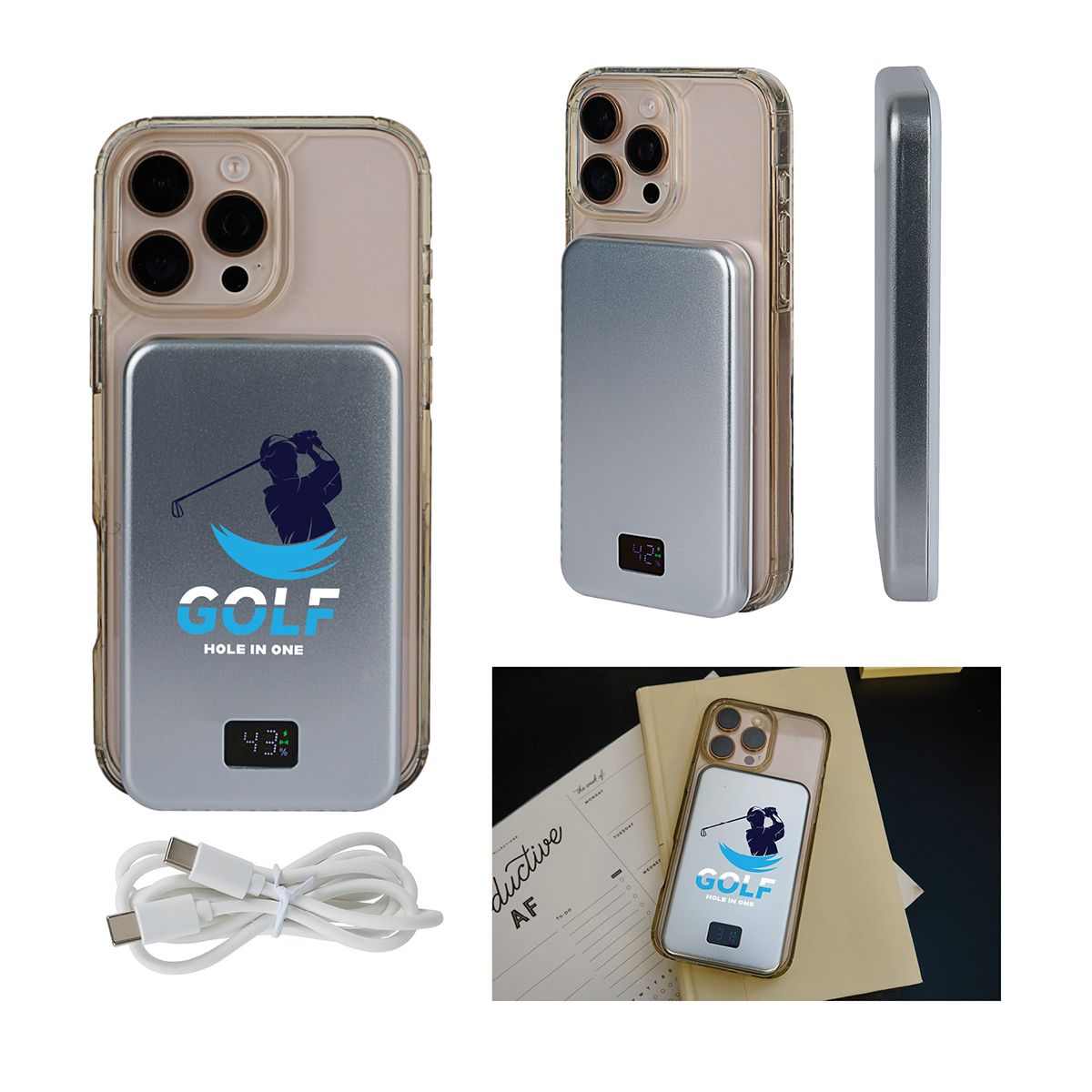Picture of Zeta 5000mAh UL Certified Wireless Power Bank