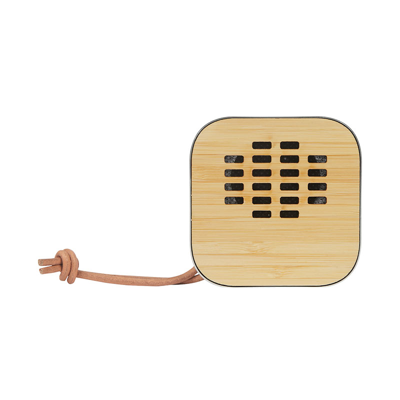 Picture of Asher 3W Recycled Aluminum / Bamboo Wireless Speaker