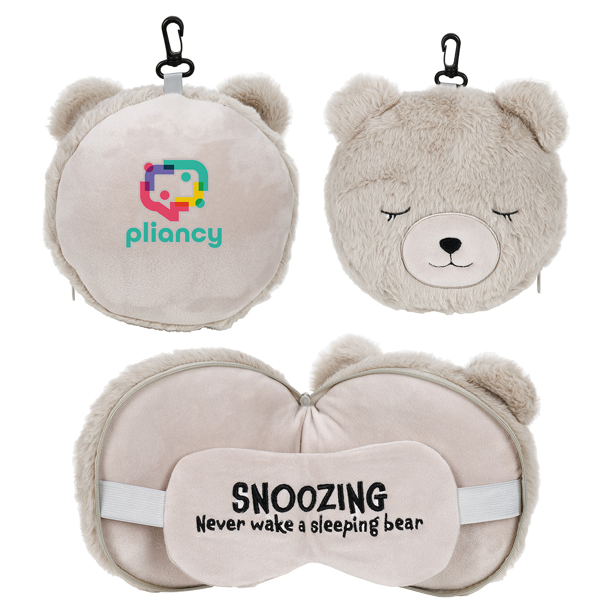 Picture of Comfort Pals™ Bear 2-in-1 Pillow Sleep Mask