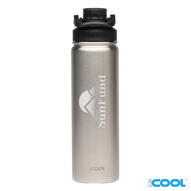 Picture of iCOOL Durango 24 oz. Double Wall, Stainless Steel Water Bottle