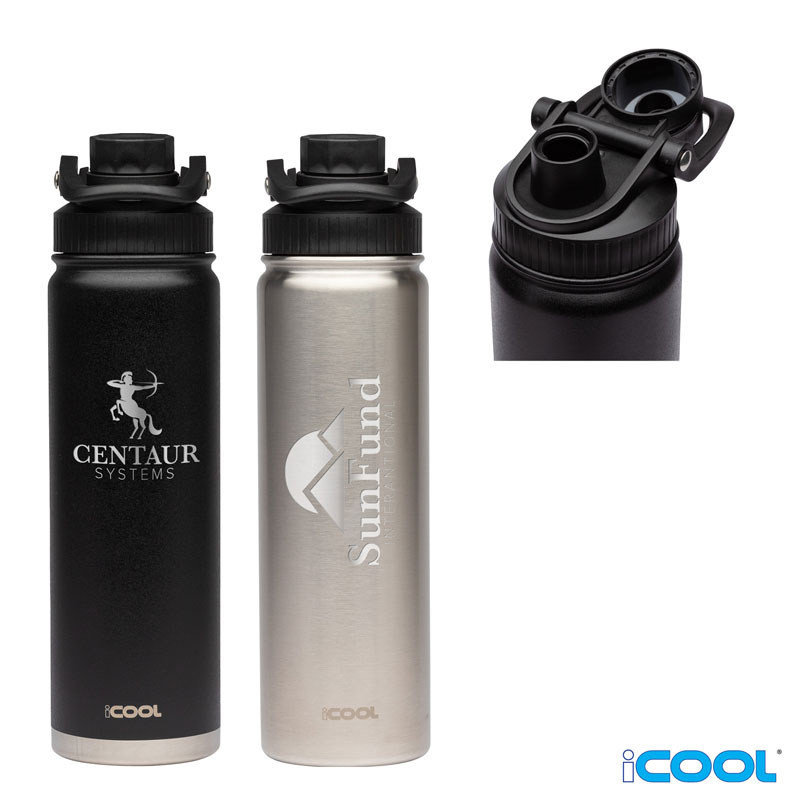 Picture of iCOOL Durango 24 oz. Double Wall, Stainless Steel Water Bottle