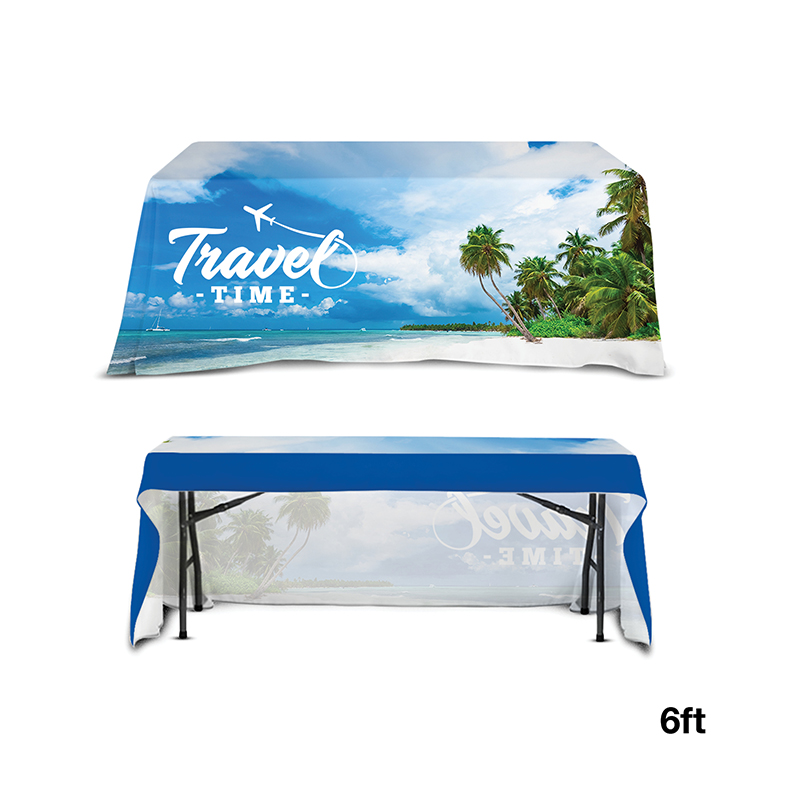 Picture of DisplaySplash 6' Open Back Table Throw
