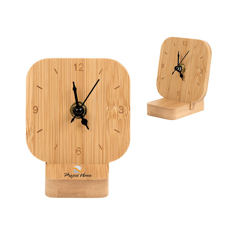 Picture of Cade Bamboo Desk Clock