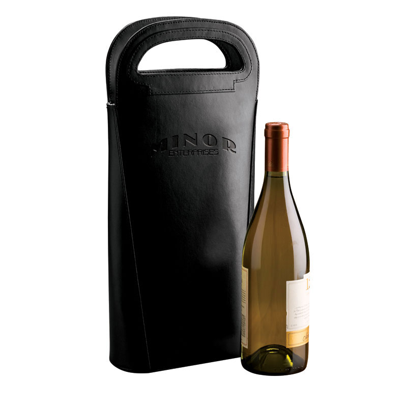 Picture of Gioia II Leather Double Wine Carrier