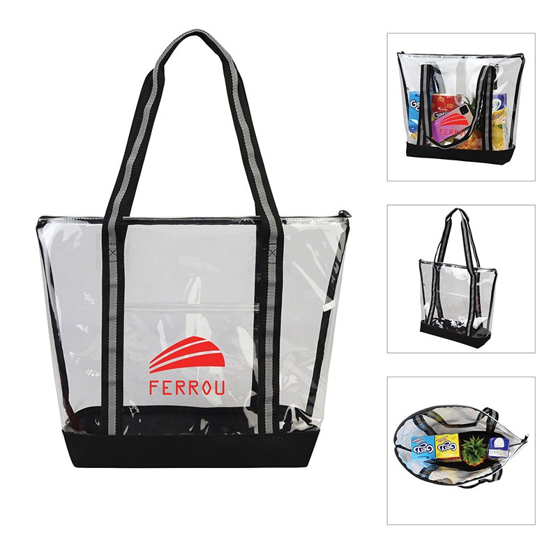 Picture of Capitola Clear TPU Zippered Tote