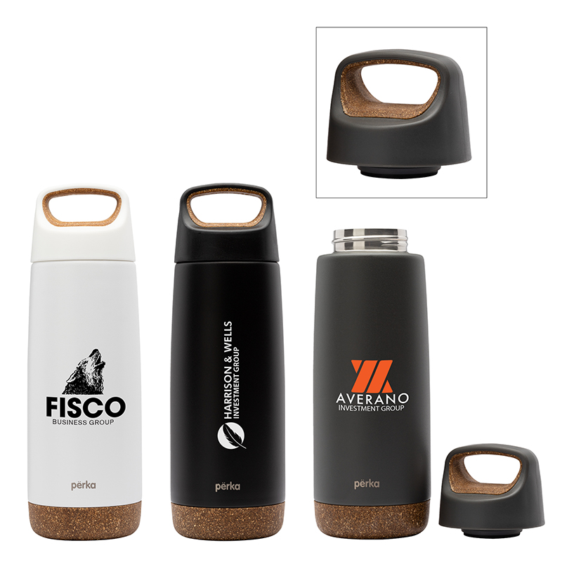 Picture of Perka Axton 20 oz. Double Wall, Stainless Steel Bottle