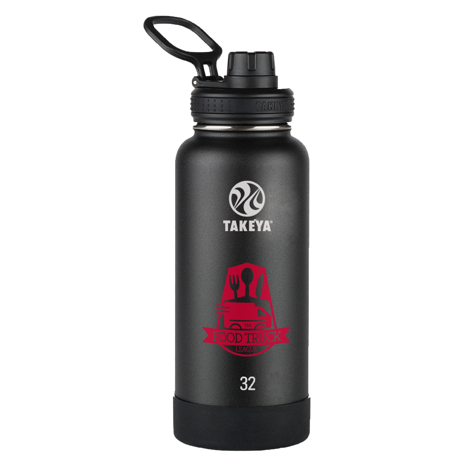 Picture of Takeya® 32 Oz. Water Bottle w/Actives Insulated Spout Lid™