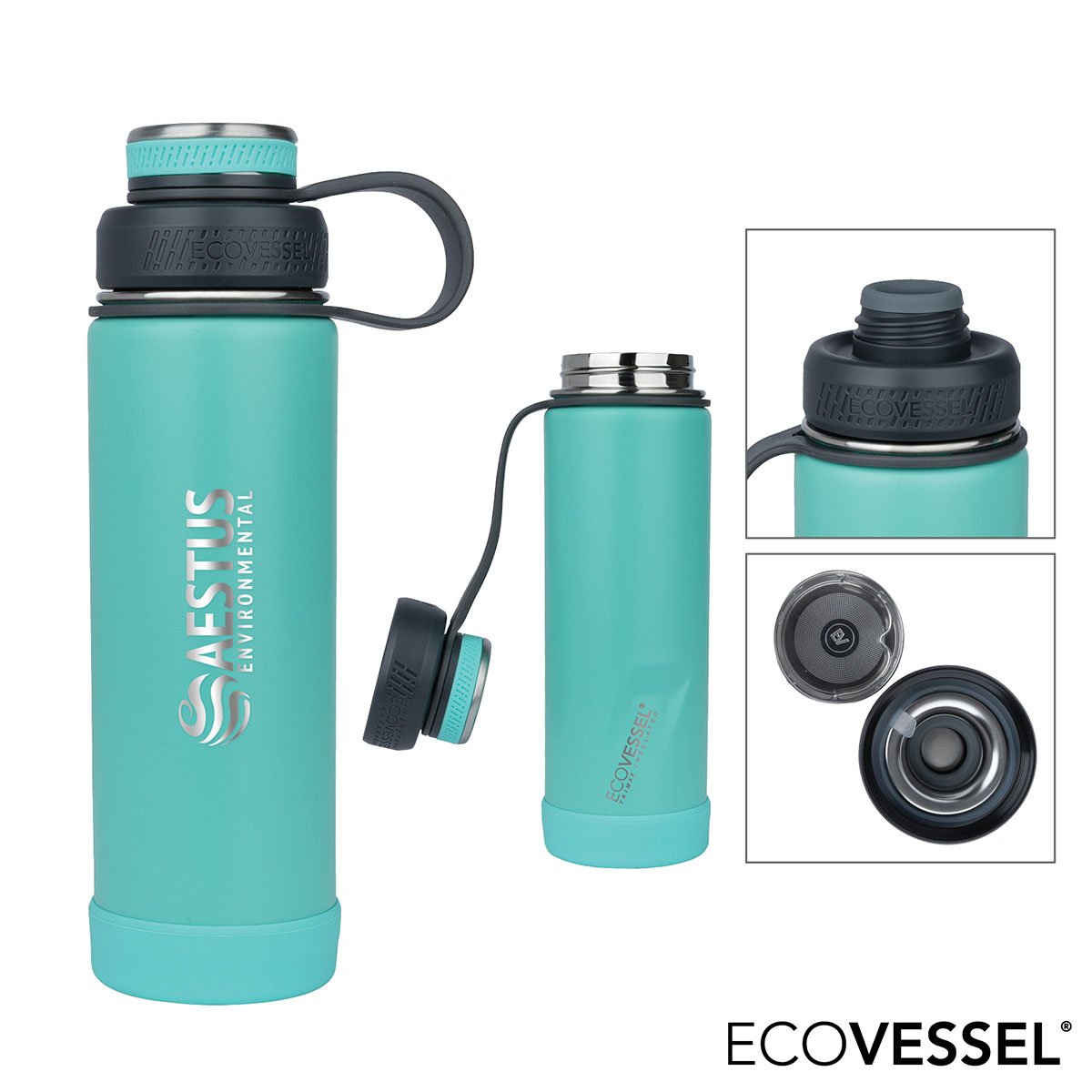 Picture of EcoVessel Boulder 20 oz. Vacuum Insulated Water Bottle